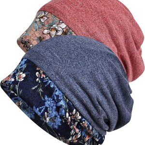 Womens Chemo Beanie Hat Cancer Cap Stretch Slouchy Turban Headwear